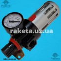 Фільтр очищення повітря+редуктор у металі 1/2 INTERTOOL PT-1410