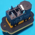 Кнопка бетономешалки 5 контактів 15А DKLD DZ-6 IP55 жовта