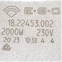 Конфорка для електроплити ЕКЧ 220 2000W 4 виходи EGO С00197004 проста original ІТАЛІЯ