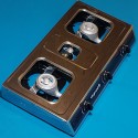 Газовий таганок Vilgrand VGS1014 3-х камфорний нержавійка