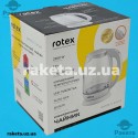 Електрочайник Rotex RKT85-G Smart 2200W, 1,7л, корпус скло, LED підсвітка, регулювання температури води