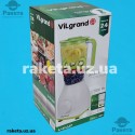 Блендер Vilgrand V5021-15BR стаціонарний 500 Вт, об`єм чаші 1,5 л, матеріал чаші - пластик, 2 швидкості, імпульсний режим