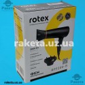 Фен Rotex RFF200-B 2000 Вт, 2 швидкості, 3 режими, насадка концентратор, насадка діфузор