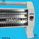 Обігрівач Rotex RAS16-H 400/800/1200 Вт, кварцовий нагрівальний елемент, індикатор захист від перегріву, від перекидання