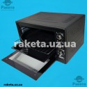 Піч електрична Akel AF950L_black 1500W 50л, підсвітка, 3 рівня потужності, таймер 90 хвилин, регулятор темперури 50-320°C