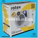 Тепловентилятор Rotex RAS07-H 2000 Вт, індикатор, захист від перегріву