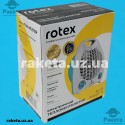 Тепловентилятор Rotex RAS01-H_blue 1000/2000 Вт, індикатор, захист від перегріву, термостат, незаймистий пластик