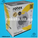 Тепловентилятор Rotex RAS01-H 1000/2000 Вт, індикатор, захист від перегріву, термостат, незаймистий пластик