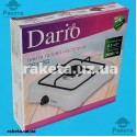 Газовий таганок Dario DG105G_white 1-но камфорний, білий, без кришки