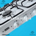 Таганок газовий General O420-white, 4-х камфорний, білий, з кришкою