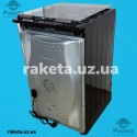 Плита газова Grunhelm G4FG5612BR-0 50 см, коричнева, скляна кришка, газ контроль, підсвітка