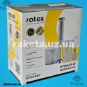 Блендер Rotex RТB1040-W 1000 Вт, 2 швидкості, режим Turbo, ніж з нержавіючої сталі, чаша 500 мл з подрібнювачем, мірний стакан 700 мл