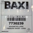 Манометр для газового котла Baxi Eco 4S, Fourtech, Westen Pulsar D, Quasar оригінал 7730239, 7730256