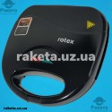 Бутербродниця Rotex RSM112-B 750 Вт, пластини для гриля, антипригарне покриття пластин, теплоізоляція корпусу, індикатор роботи