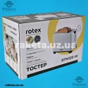 Тостер Rotex RTM120-W 750 Вт, кількість відділень 2/2, 7 ступенів обжарювання, змінний піддон