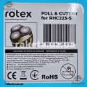 Бритвенні голівки Rotex RHC225-S, система подвійних лез, підходить на Philips (3 шт)