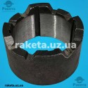 Ведена+ведуча+муфта перфоратора SDS(d57*34/dмуфт 47*36/h16 hмуфт 25 мм пал 62 мм різб шпонка)