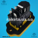 Кнопка бетономішалки 5 контактів 15А DKLD DZ-6 IP55 жовта