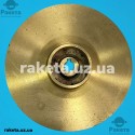 Крильчатка (робоче колесо) для насоса 60 d=6/41/125, мм h=10 мм матеріал бронза