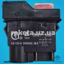 Кнопка бетономішалки 4 контакти 12A CK21 чорна