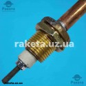 Тен дистилятора 1500 Вт мідний М18х1,5 скріпка погружний 160 мм