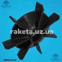 Крильчатка охолодження насоса пластмасова d=80 d=24/142