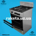 Плита газова Grunhelm G4F6600GB, 60 см, сіра, щиток