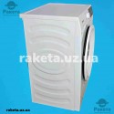 Сушильна машина автомат для білизни Gorenje D2HNE7E/UA, габаритні розміри ШхВхГ 595х845х510, 7 кг, сенсор вологості, двопотокова система подачі повітря TwinAir, AutoDrain, оцинкований барабан