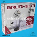 Вентилятор підлоговий Grunhelm GFS-450R 50 Вт, 18 дюймів, 3 швидкості, 5 лопастей, висата 1300 мм, пульт