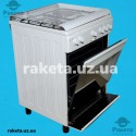 Плита газова Fresh 60*60 біла 3+1 ел духов код 7035