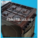 Плита комбінована Grunhelm FM5612BR 50 см, коричнева