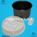 Мультиварка Rotex RMC505-B 900 Вт, 30 прогам, чаша 5,0л, атипригарне покриття, LED дисплей, Cooking ПИВО, чорна