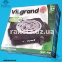 Плита електрична Vilgrand VHP141D Black 1000W 1-х камф ШИРОКИЙ ТЕН d=155 мм ЧОРНА