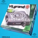 Плита електрична Vilgrand VHP141D Gray 1000W 1-х камф ШИРОКИЙ ТЕН d=155 мм СІРА