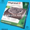 Плита електрична Vilgrand VHP131_brown 1000W 1-но камф проста d=130 мм коричнева