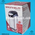 Термопот Grunhelm GTR450SB 900W, 4,5 л, нержавіюча сталь+чорний, 3 способ подачі води, індикатор рівня води