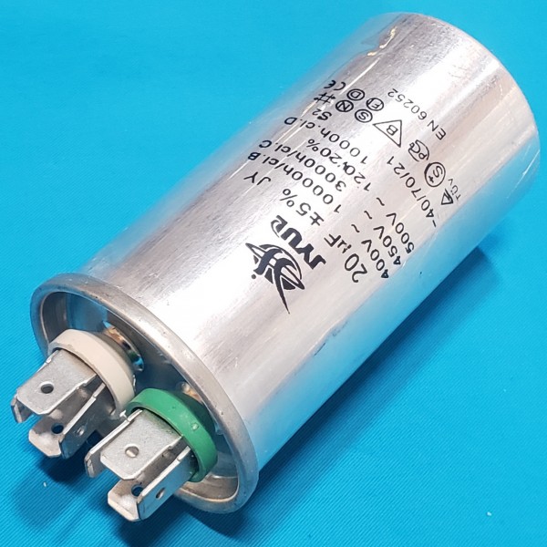 Конденсатор 20 мкФ 450 VAC алюміній (40х75 mm) JYUL