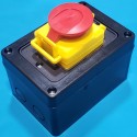 Кнопка бетономішалки в корпусі з кришкою 6 контактів 16A HCK5/6P