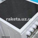 Плита електрична Beko FSS 57000 GW біла 50, склокераміка, тип нагріву High Light, 4 програми, гиль