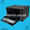 Піч електрична Akel AF930L_black 1500 Вт, 45 л, підсвітка, 3 рівня потужності, таймер 90 хвилин, регулятор темперури 50-320°C