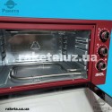 Піч електрична Akel AF930L_claret red 1500 Вт, 45 л, підсвітка, 3 рівня потужності, таймер 90 хвилин, регулятор темперури 50-320°C