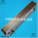 Теплообмінник вторинний для газового котла Baxi/Westen 10 пластин 5686660В, 294949, 17T2071030