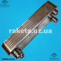 Теплообмінник вторинний для газового котла Vaillant Pro-Plus, 12 пластин, оригінал 065131, 065110 до 2007