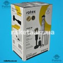 Блендер Rotex RTB805-B 800Вт, чотирипелюсткові ножі із нержавіючої сталі, 2 швидкісних режими, мірний стакан 0,6 л, відчик, насадка пюре