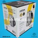Електрочайник Rotex RKT78-S Smart 2200W 1,7л електронне управління регулювання та підтримка температури LED підсвітка кольор індикатор темп. води