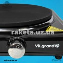 Плита електрична Vilgrand VHP181F_black, 1 камфорна, 1500 Вт, діаметром 185 мм, 