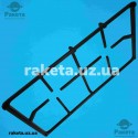 Чавунна решітка для газової плити Greta 60 нового зразка 600.00.00-26 L=280х480 мм h=30 мм (Ціна за 1 шт)