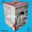 Термопот Grunhelm GTR550SB 750 Вт, 4,0 л, нержавіюча сталь+чорний, 3 способ подачі води, індикатор рівня води