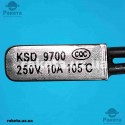 Термозапобіжник (термореле) KSD-9700, 105°C, 10A