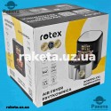 Аерофритюрниця (мультипіч) Rotex ROM990-XXL Up&DownFry 2000 Вт, 8 програм, об`єм чаші 9,5 л, об`єм кошика 8,5 л, верхній та нижній нагрів, 3D нагрів, сенсорне управління, актовимикання, автоменю, таймер